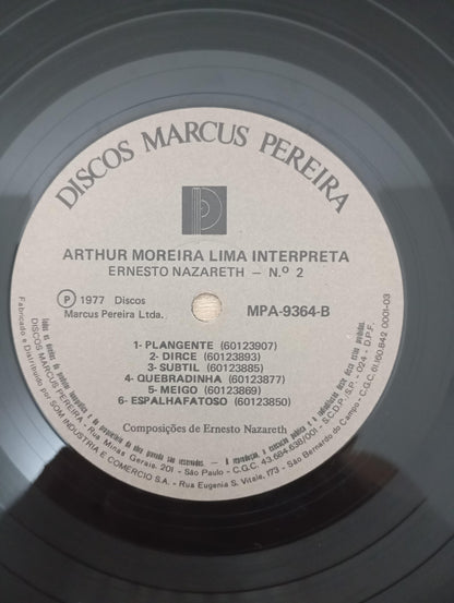 Lp Vinil Arthur Moreira Lima Interpreta Ernesto Nazareth 2