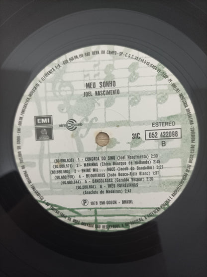 Lp Vinil Joel Nascimento Meu Sonho
