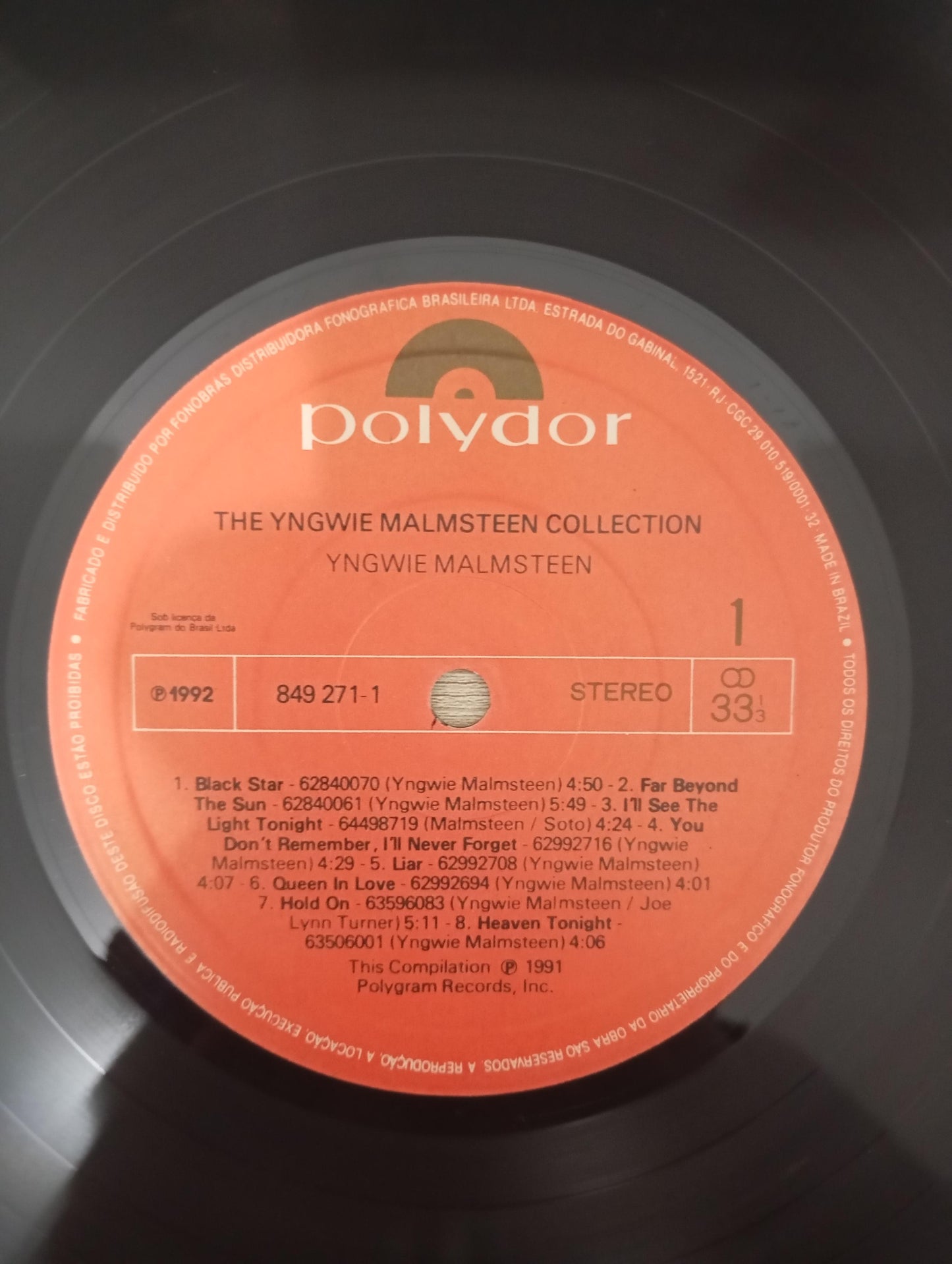 Lp Vinil Yngwie Malmsteen The Yngwie Malmsteen Collection