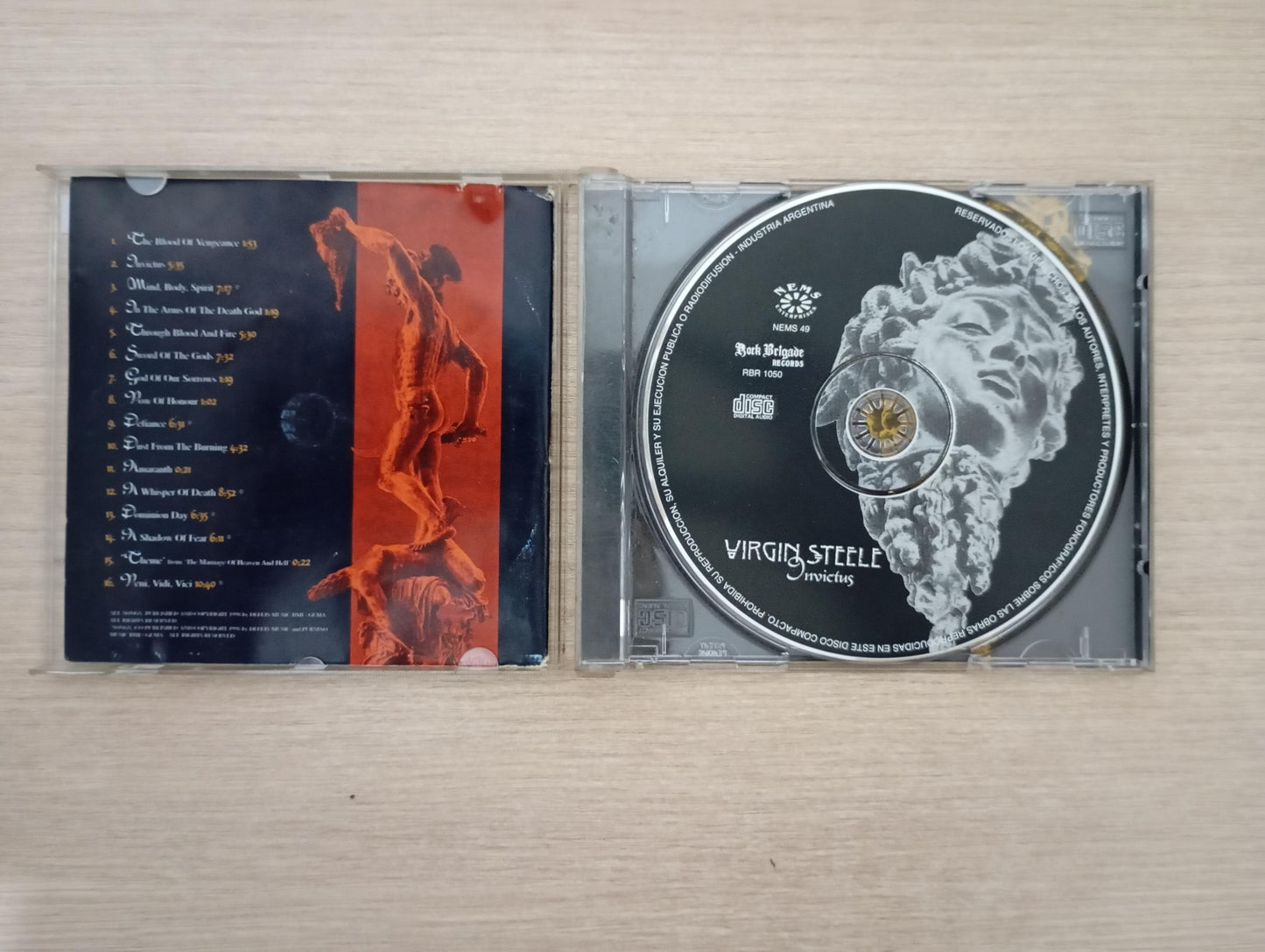 CD Virgin Steele Invictus