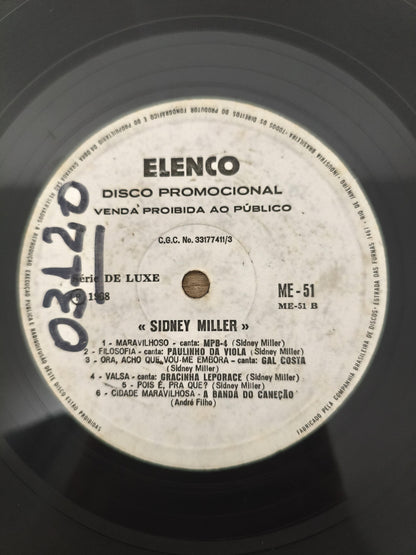 Lp Vinil Sidney Miller Brasil, Do Guarani Ao Guaraná
