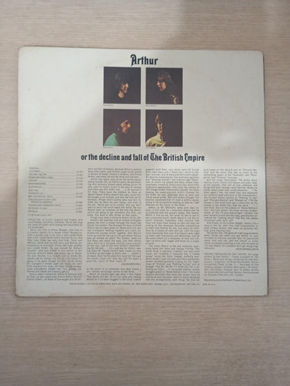 Lp Vinil The Kinks Arthur Capa Dupla C Encarte Importado