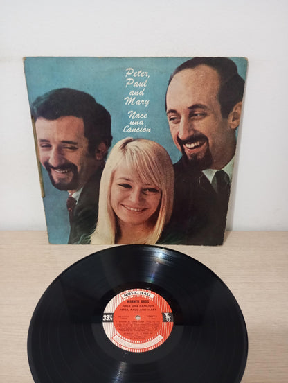 Lp Vinil Peter, Paul and Mary Nace Una Canción Imp Argentina