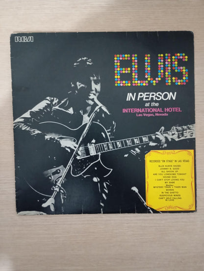 Lp Vinil Elvis Presley In Person At The International Hotel