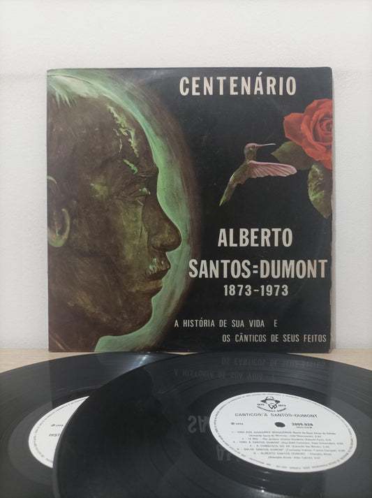 Lp Vinil Alberto Santos Dumont Centenário 1873-1973 Duplo