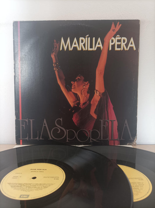Lp Vinil Marília Pêra Elas Por Ela Duplo Com Encarte
