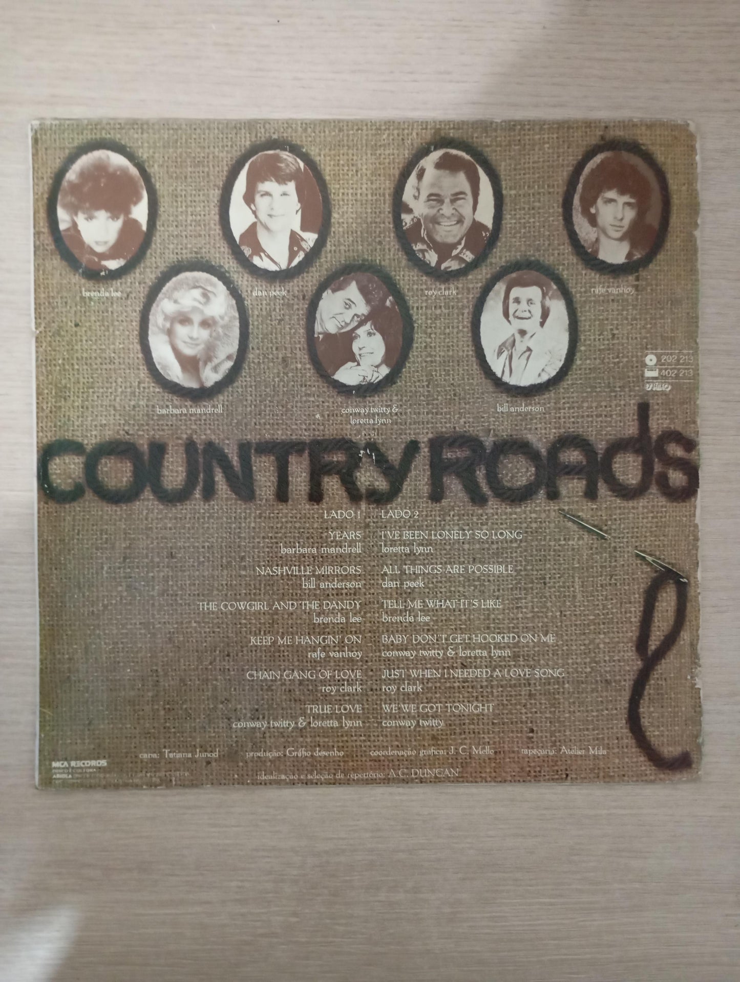 Lp Vinil Country Roads None
