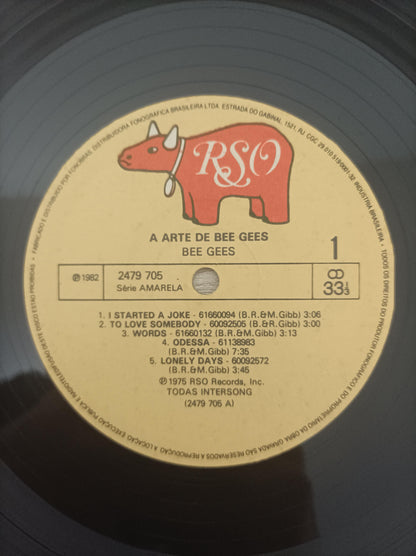 Lp Vinil Bee Gees A arte de Duplo