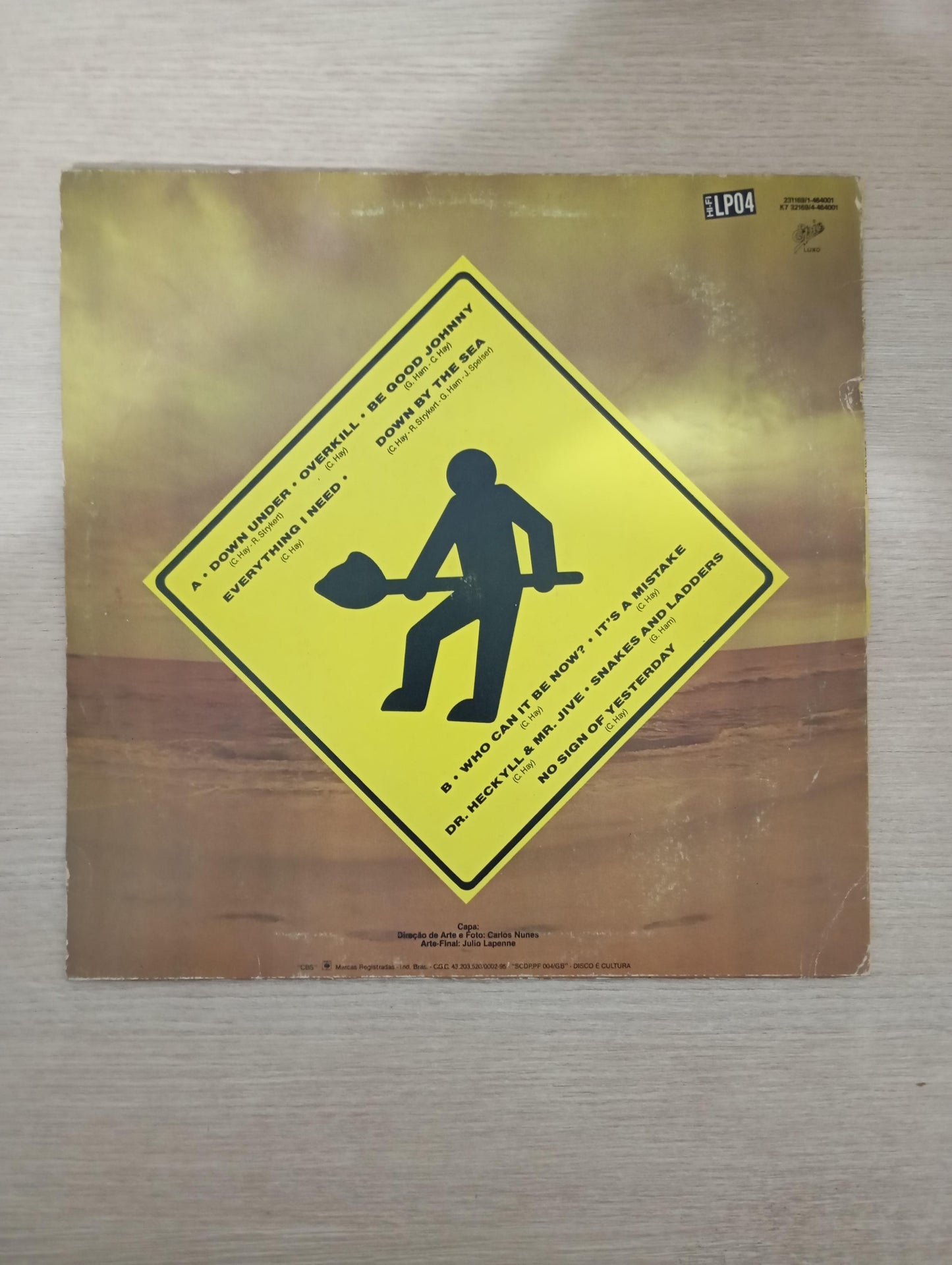 Lp Vinil Men At Work The Best Of Men At Work