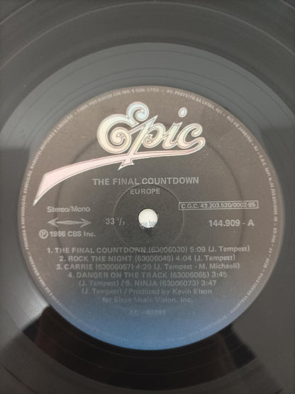 Lp Vinil Europe The Final Countdown Com Encarte