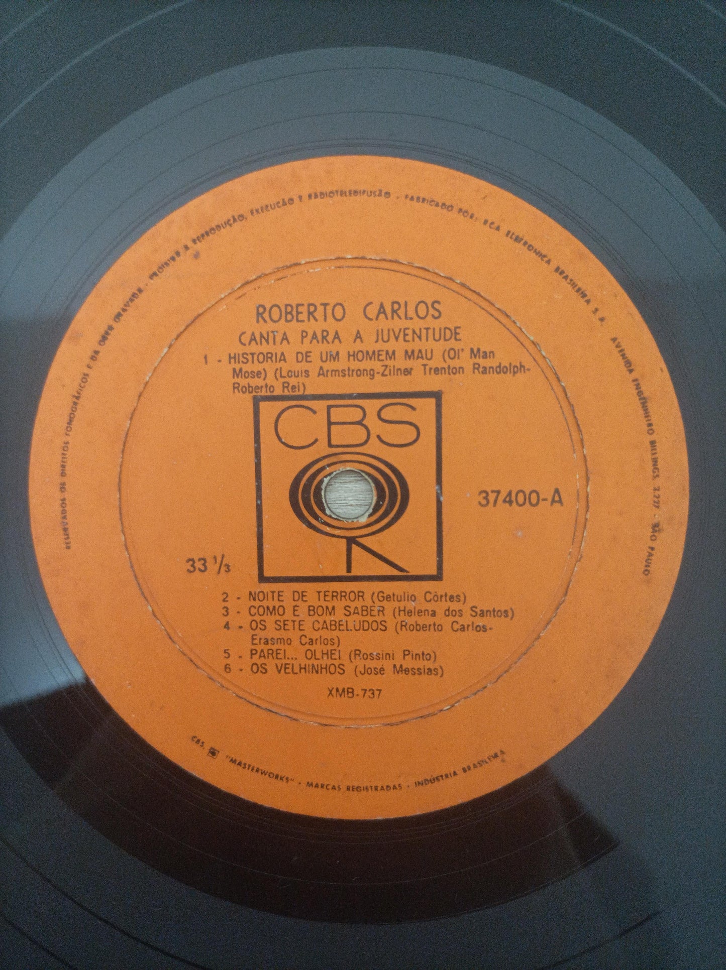 Lp Vinil Roberto Carlos Canta Para A Juventude