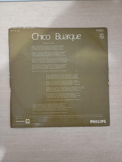 Disco Vinil Construção Chico Buarque Com Encarte A