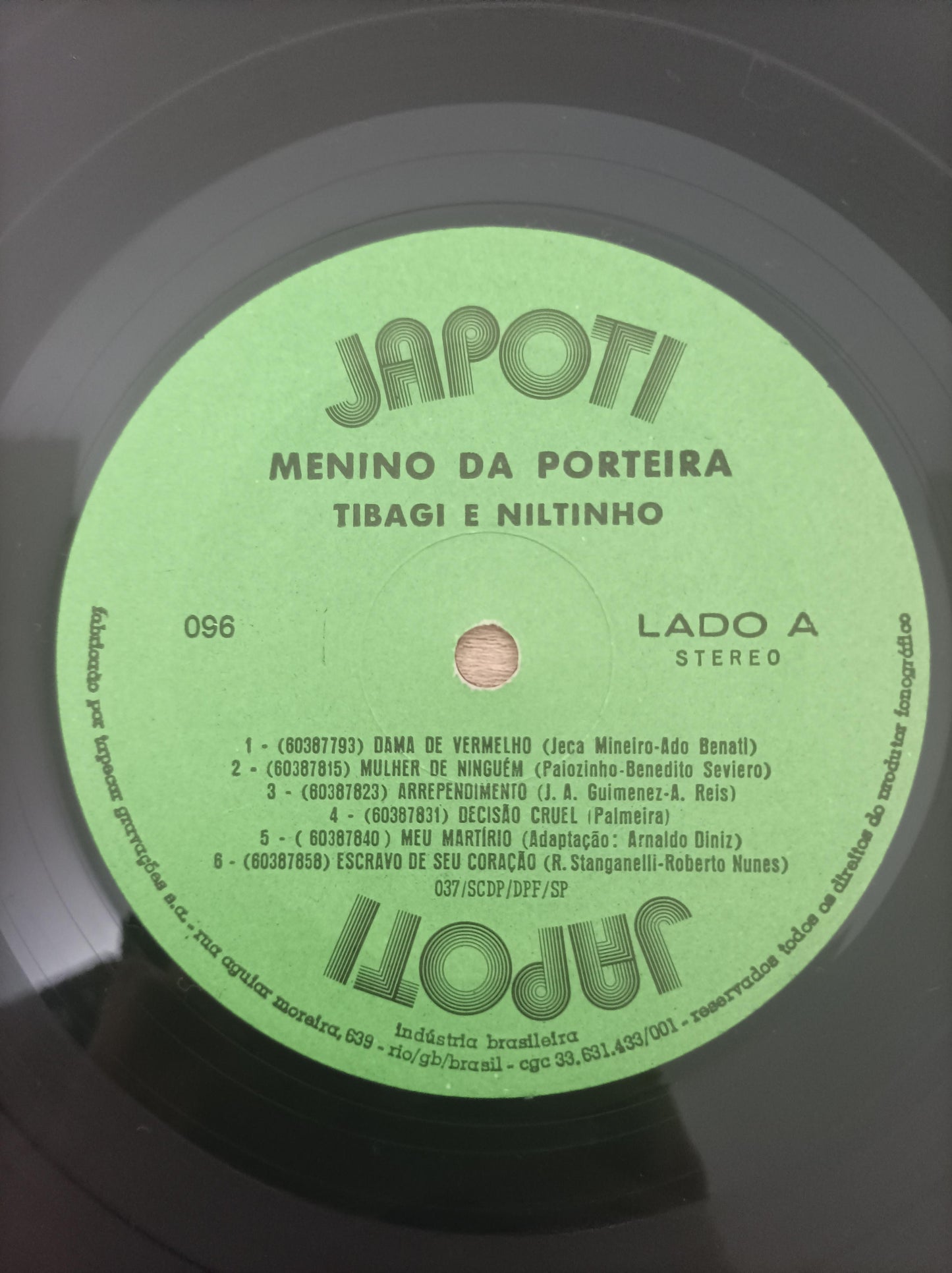 Lp Vinil Tibagi E Niltinho Os Grandes Sucessos de