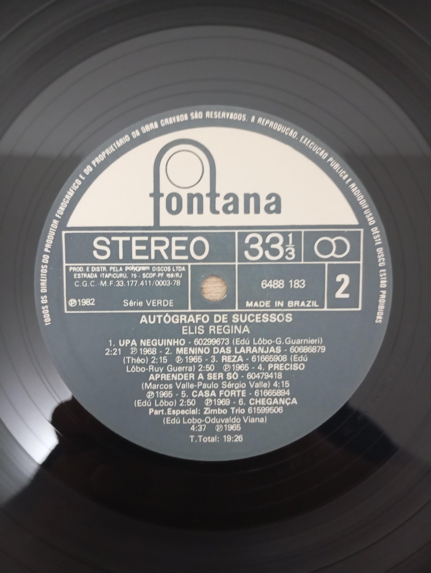 Lp Vinil Elis Regina Autógrafo De Sucessos-Elis Regina