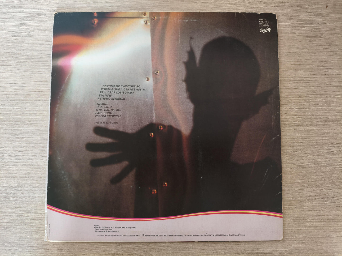 Lp Vinil Ney Matogrosso Destino De Aventureiro Com Encarte