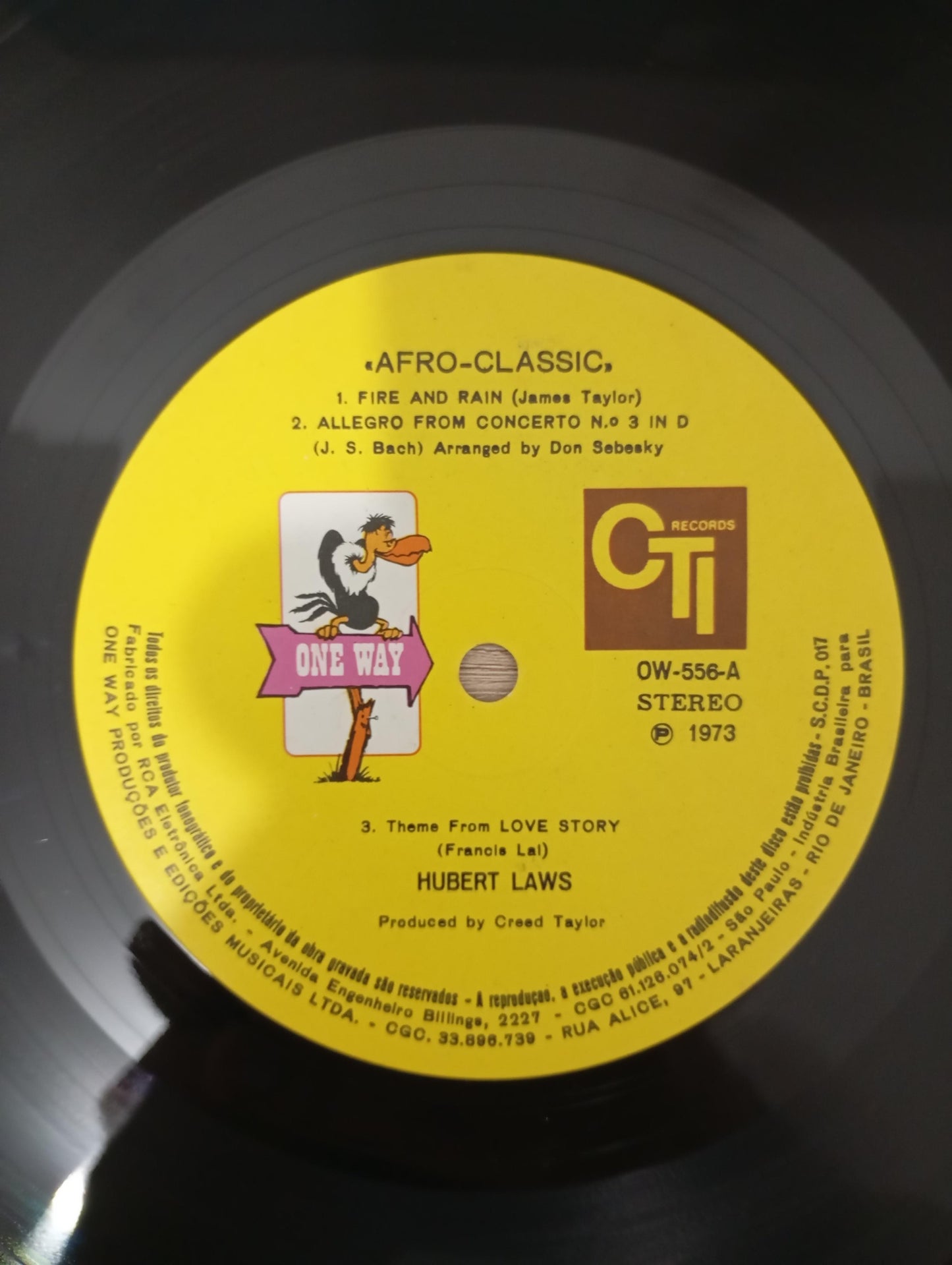 Lp Vinil Hubert Laws Afro-Classic Capa Dupla
