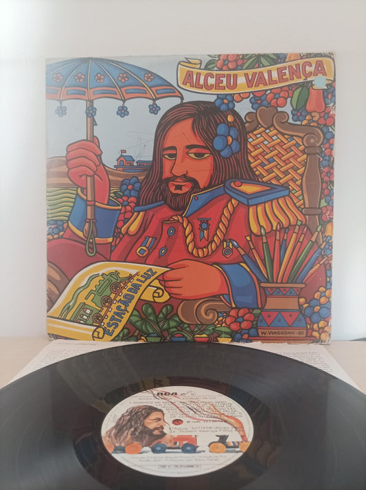 Disco Vinil Estação Da Luz Alceu Valença Com Encarte A