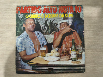 Lp Vinil Genaro e Bezerra da Silva Partido Alto Nota 10
