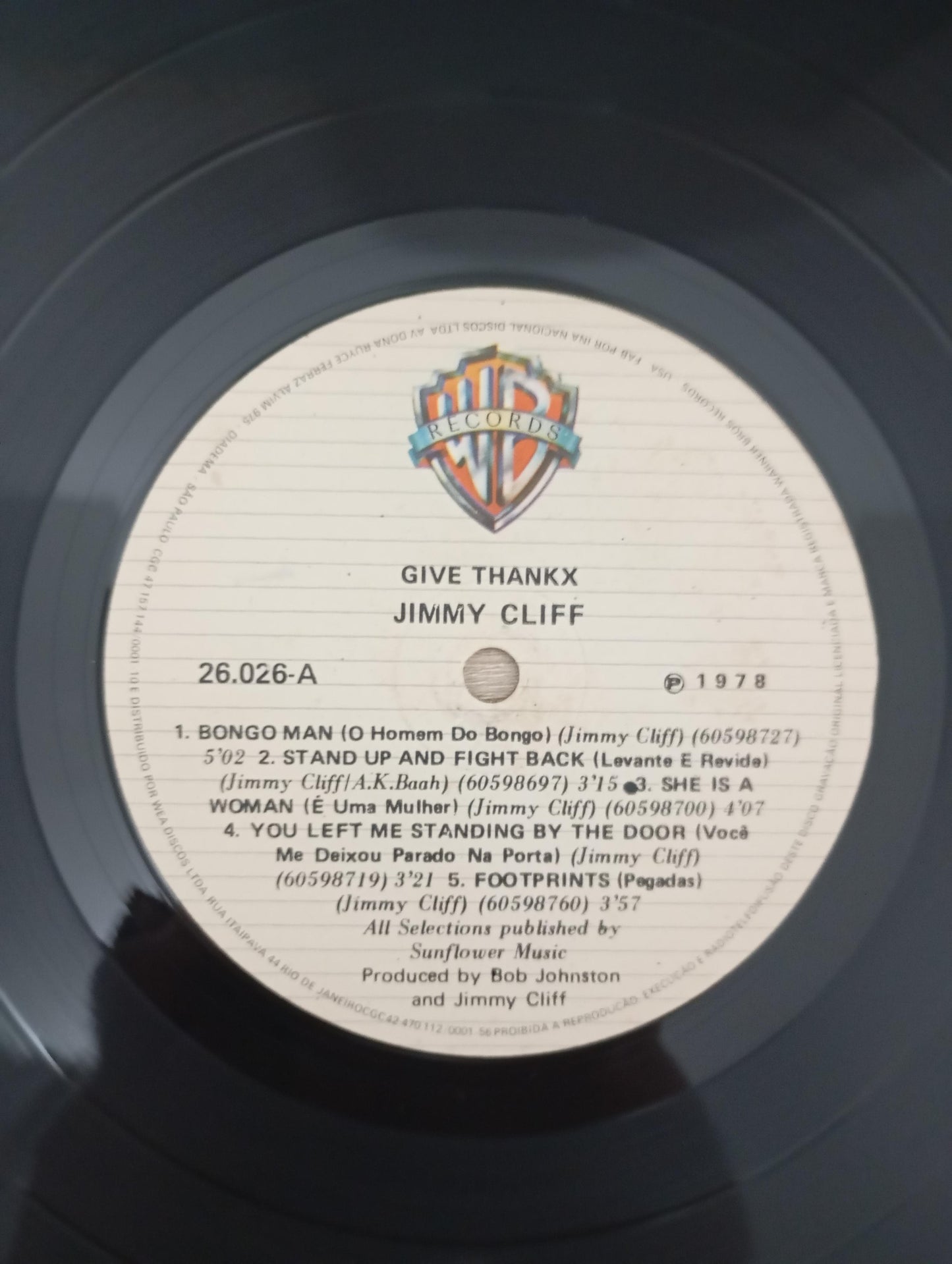 Lp Vinil Jimmy Cliff Give Thankx