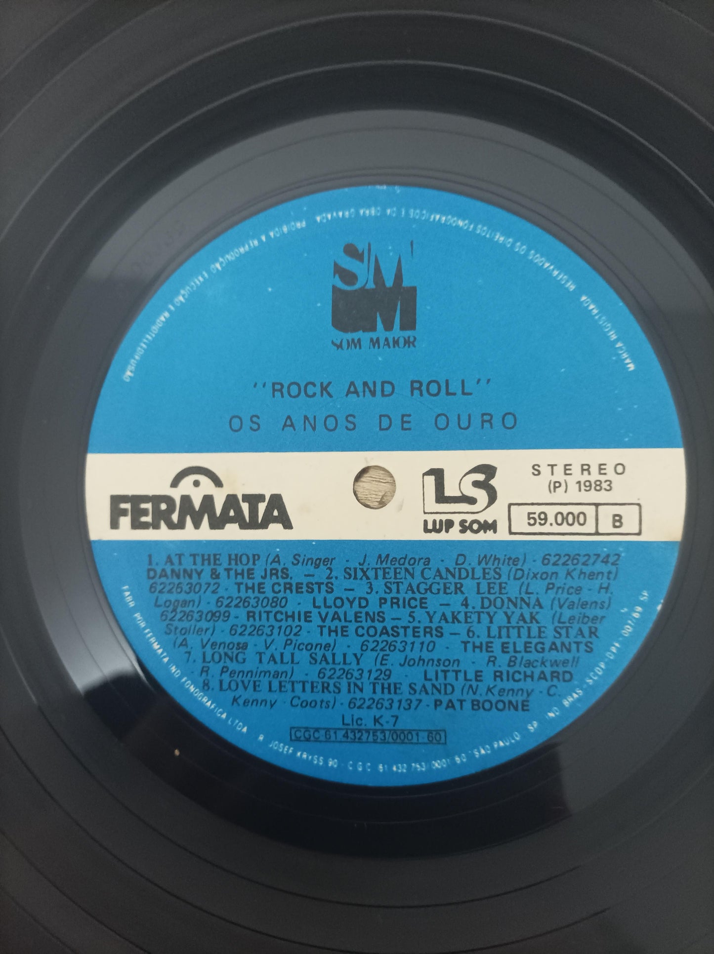Lp Vinil Os Anos de Ouro do Rock 'n' Roll