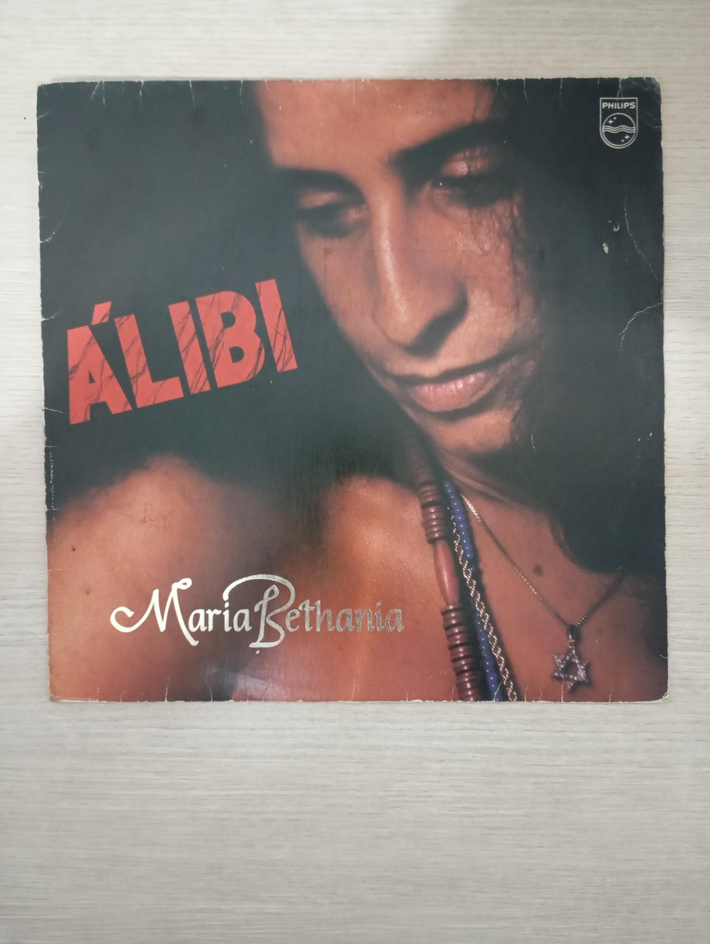 Disco Vinil Álibi Maria Bethânia Com Encarte A