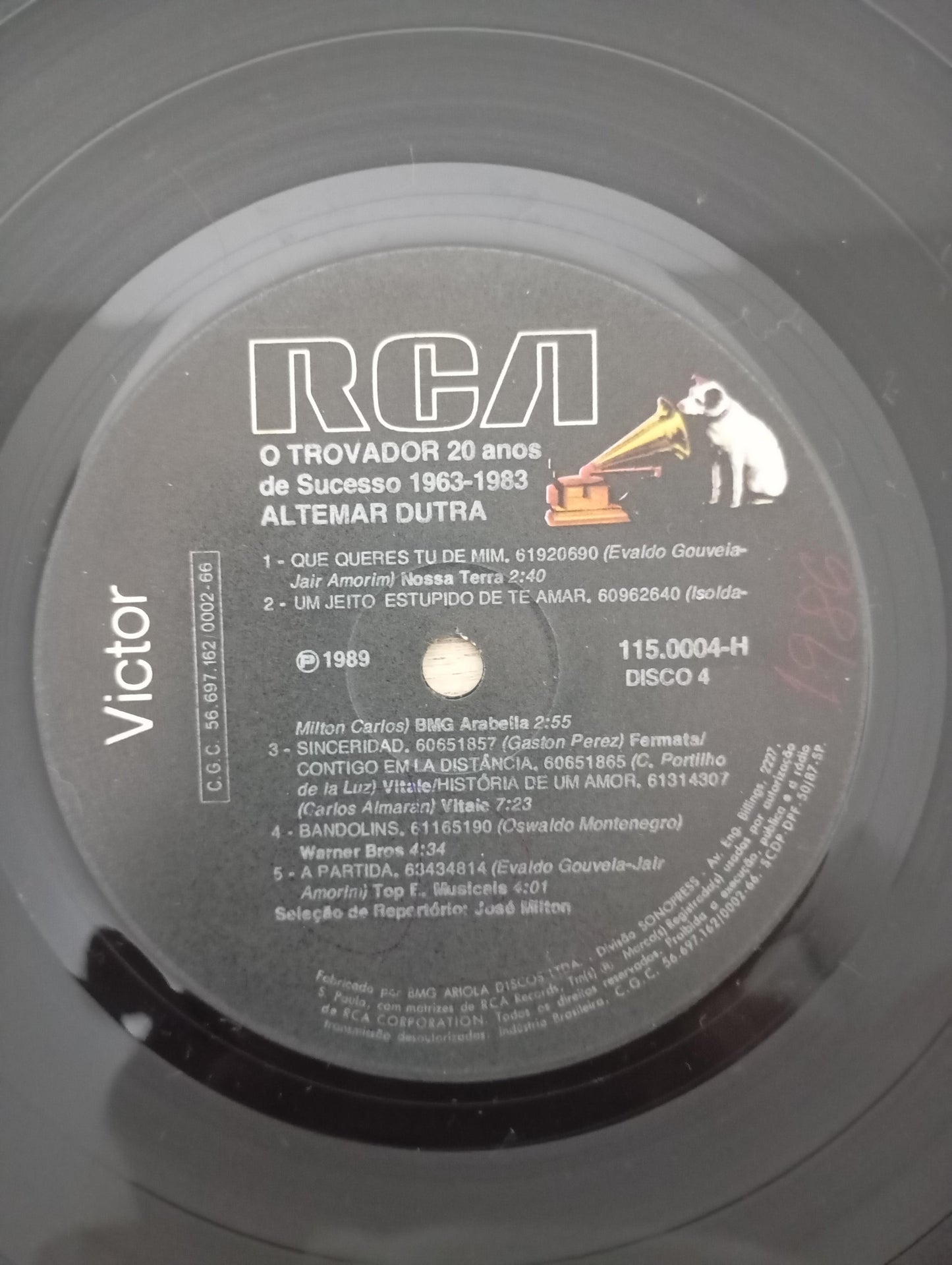 Lp Vinil Box Altemar Dutra Trovador 20 Anos Sucesso 5 LPs