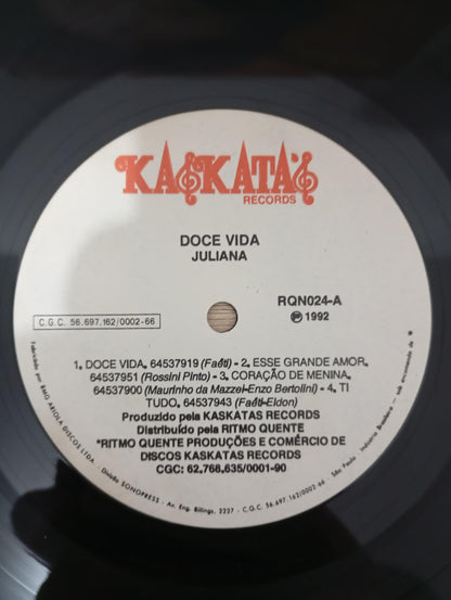 Lp Vinil Juliana Doce Vida