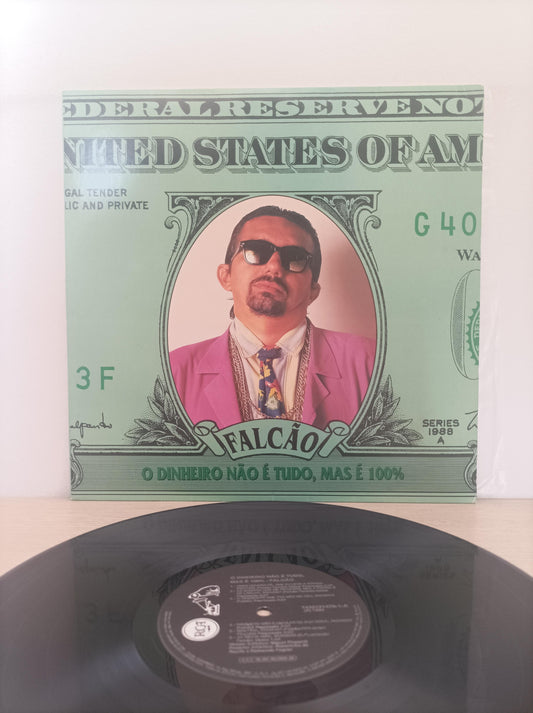 Lp Vinil Falcão O Dinheiro Não É Tudo Mas É 100% Com Encarte