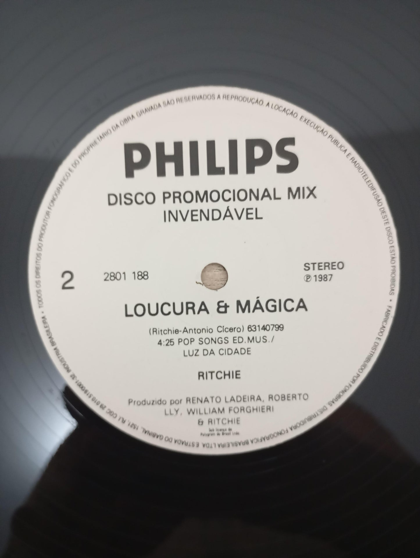 Lp Vinil Ritchie Loucura & Magica