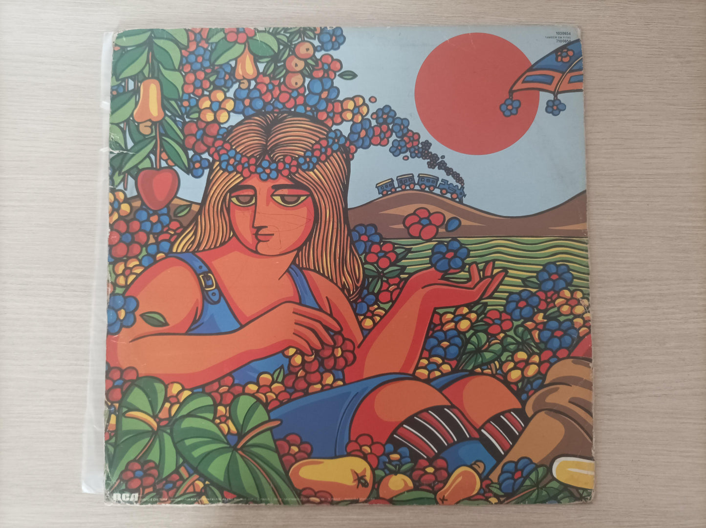 Disco Vinil Estação Da Luz Alceu Valença Com Encarte A