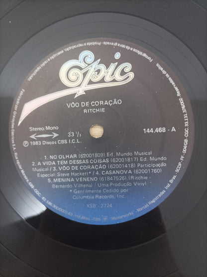 Lp Vinil Ritchie Vôo De Coração