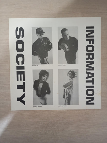 Lp Vinil Information Society 1988 Com Encarte