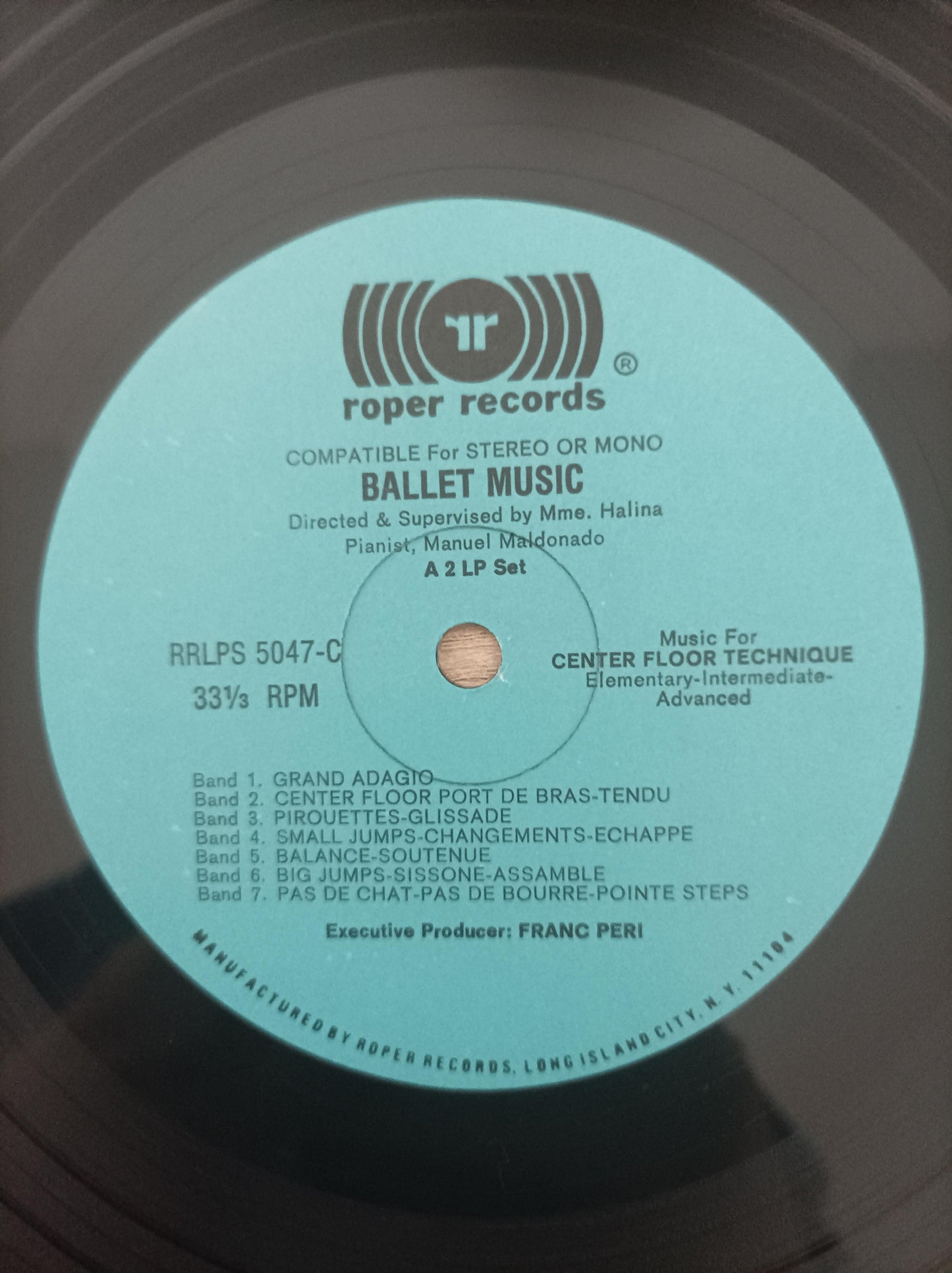 Lp Vinil Ballet Music For Barre Center Floor Duplo Importado