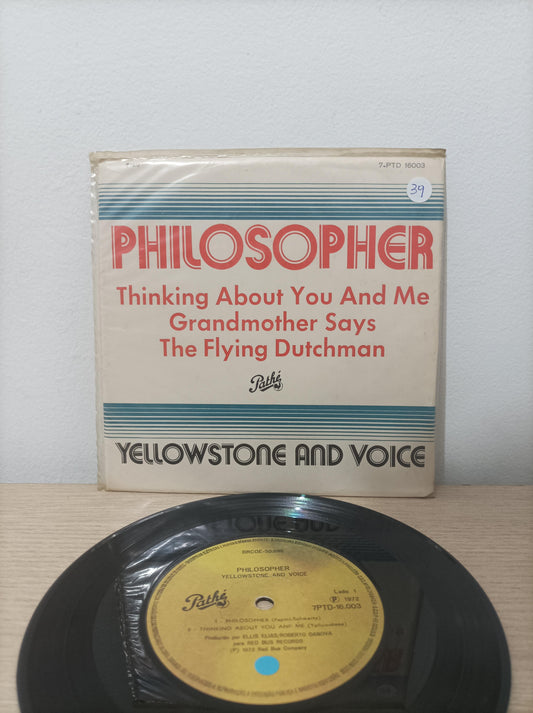 Vinil Compacto Yellowstone & Voice Philosopher