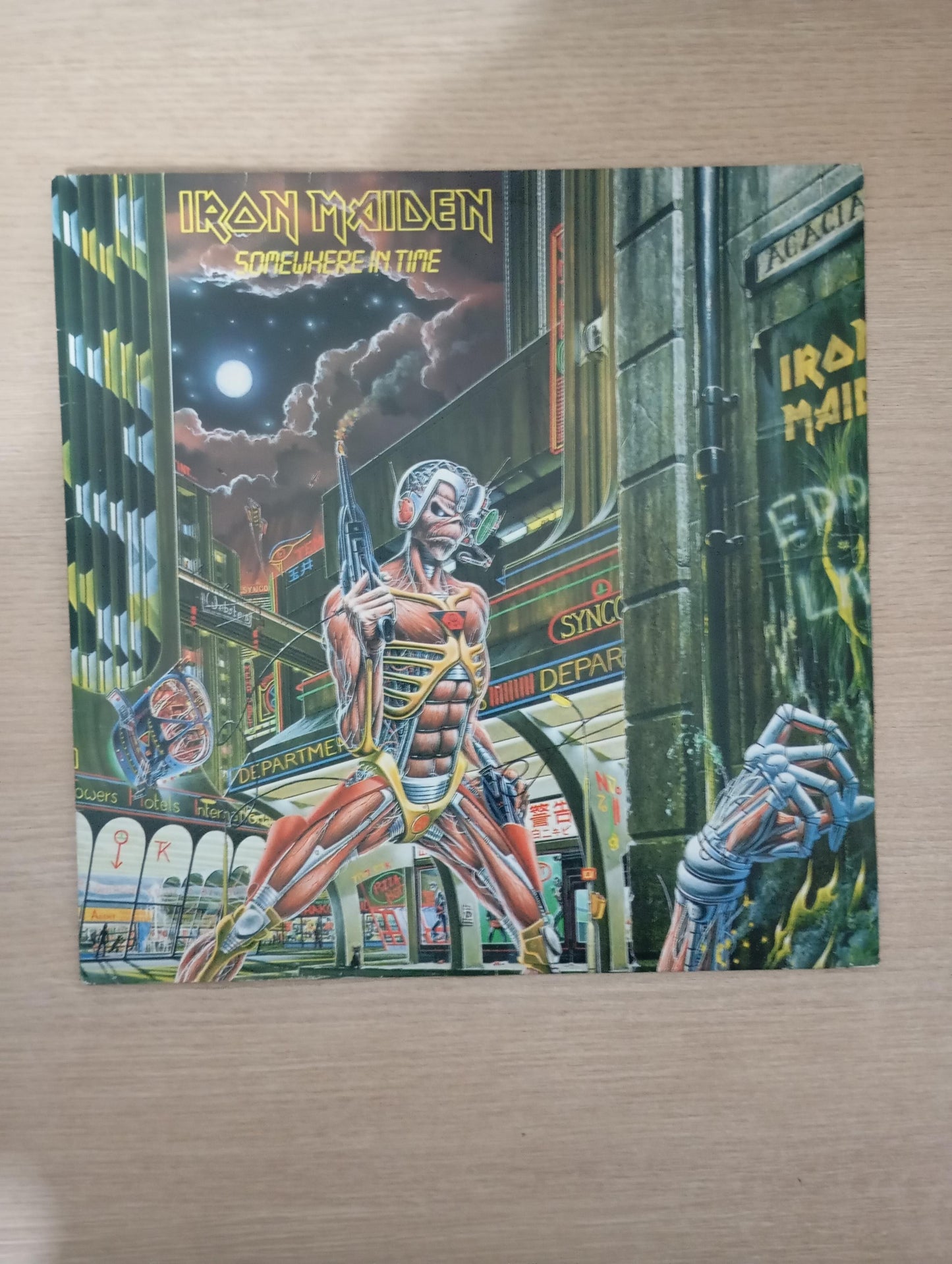 Lp Vinil Iron Maiden Somewhere In Time Com Encarte