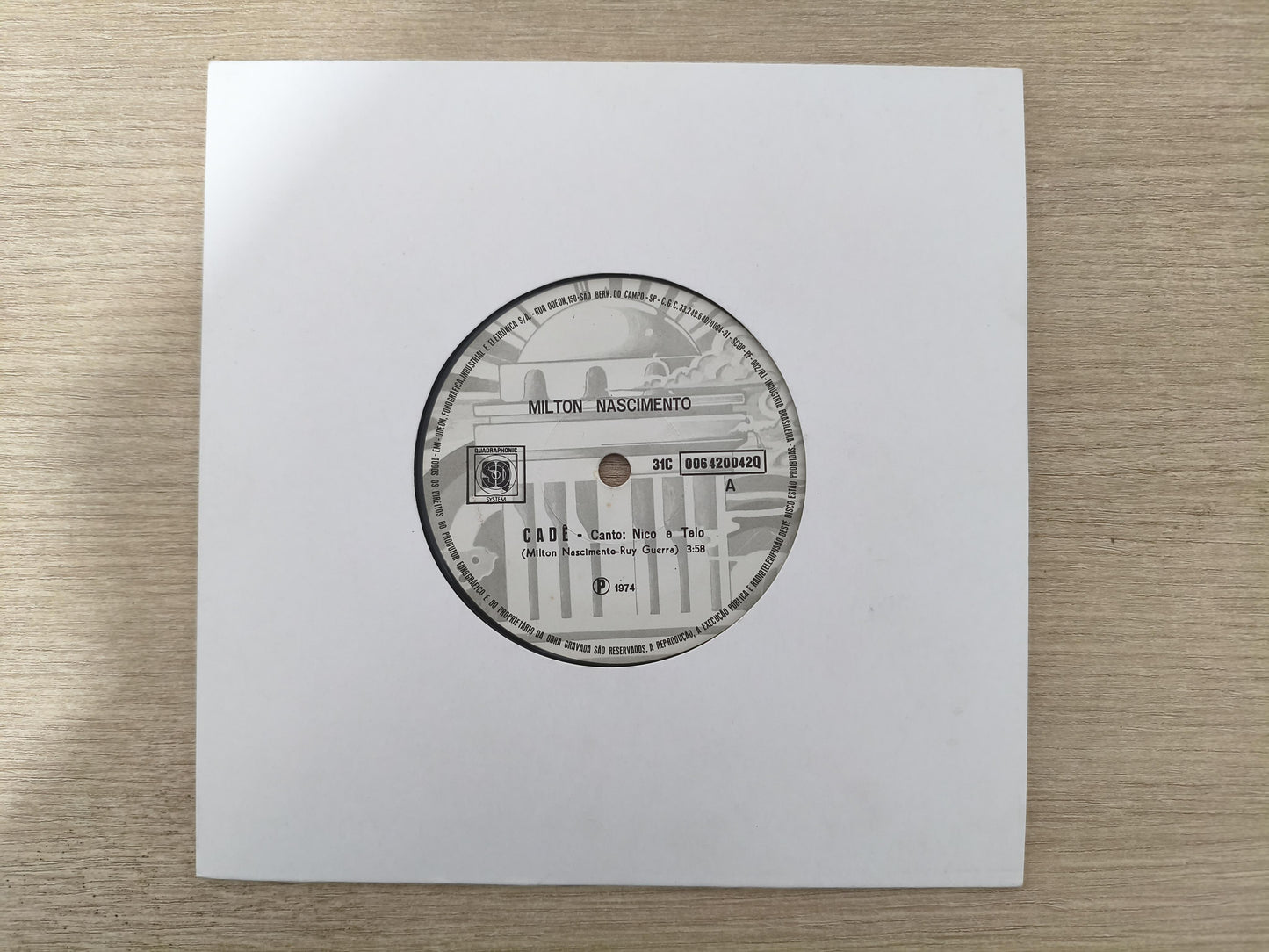 Compacto Vinil Milton Nascimento Cadê