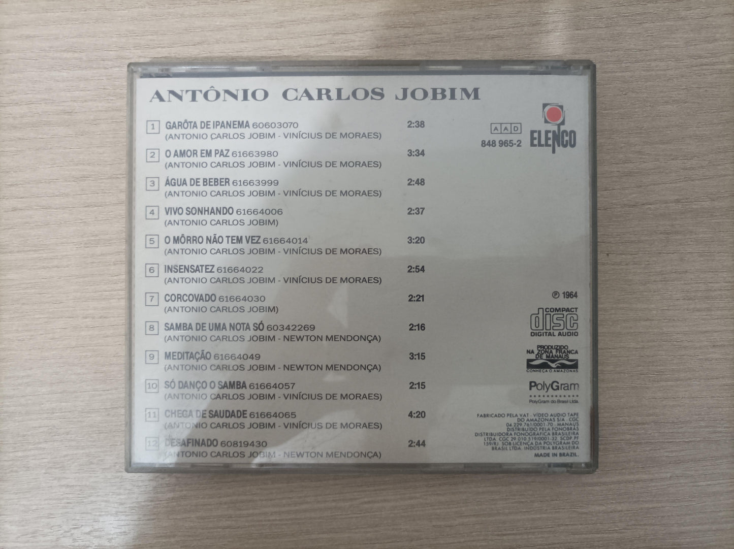 CD Antonio Carlos Jobim None