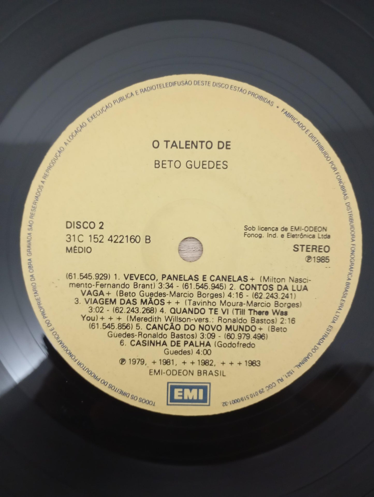Lp Vinil Beto Guedes O Talento De Beto Guedes Duplo