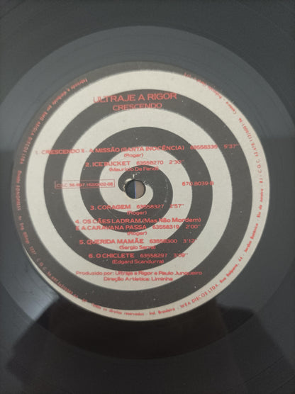 Lp Vinil Ultraje A Rigor Crescendo Com Encarte
