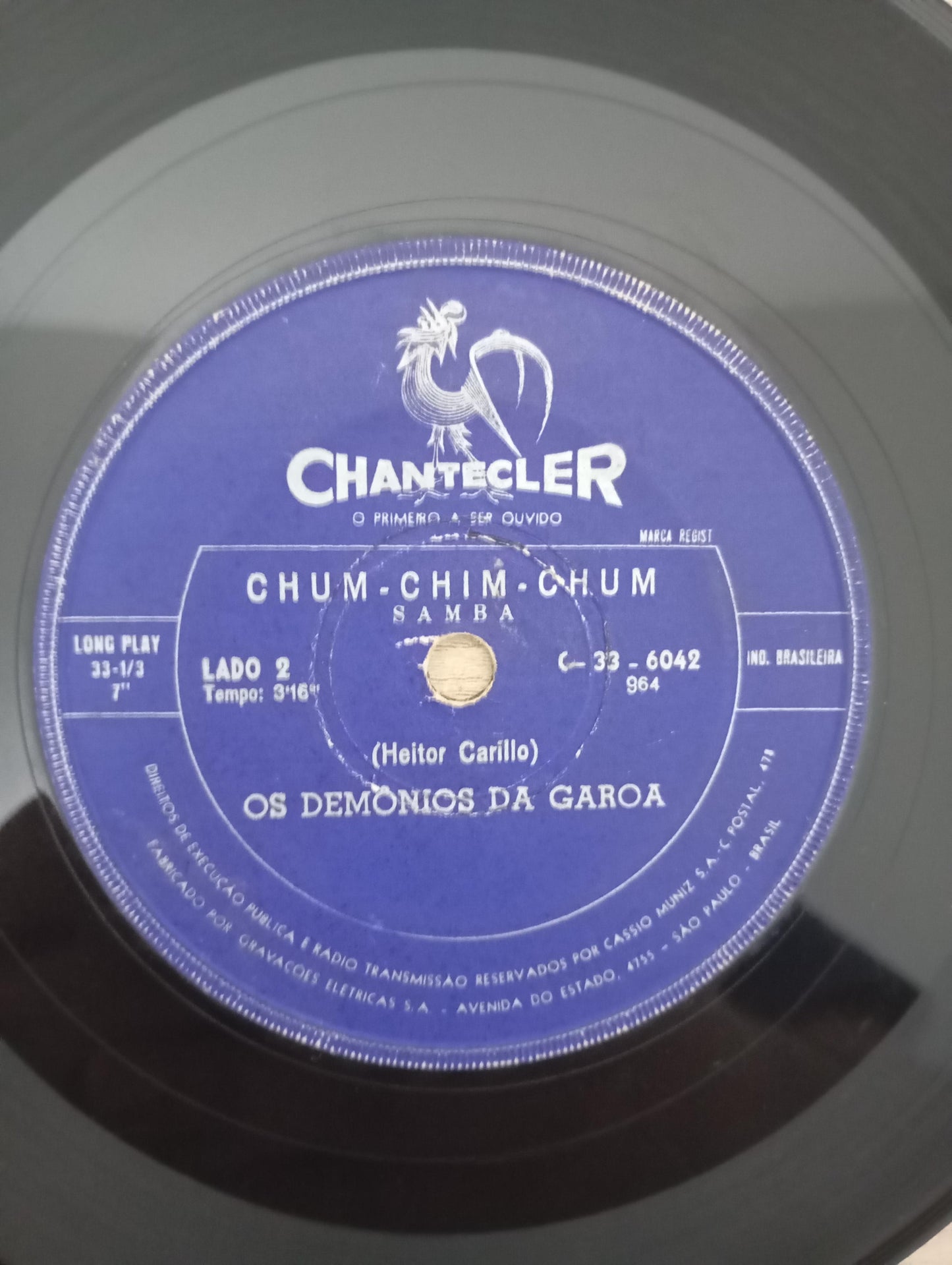Compacto Vinil Os Demônios Da Garoa Trem Das Onze
