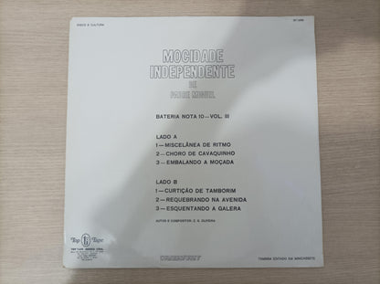 Lp Vinil G.R.E.S. Mocidade Independente Padre Miguel Vol III