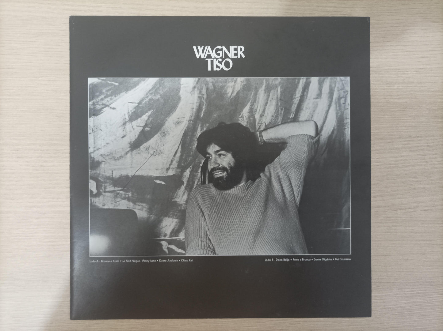 Disco Vinil Branco E Preto Wagner Tiso Com Encarte A