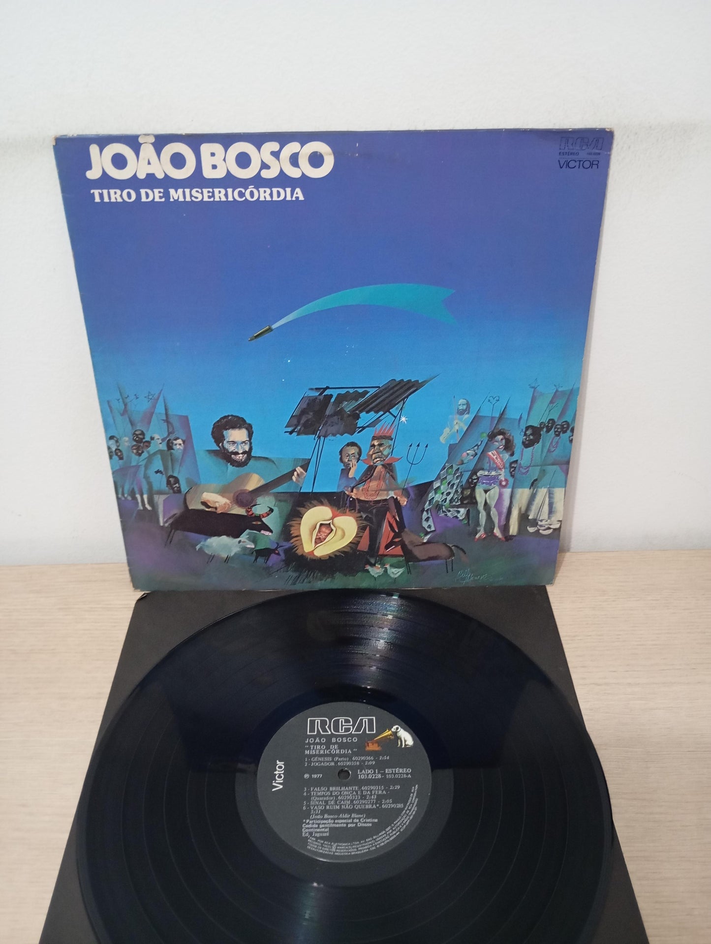 Lp Vinil João Bosco Tiro De Misericórdia Com Encarte