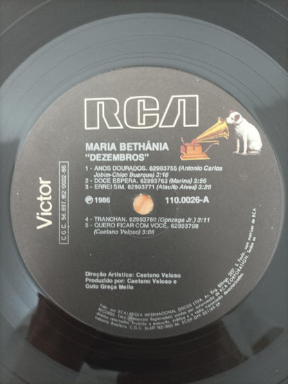 Lp Vinil Maria Bethânia Dezembros Com Encarte