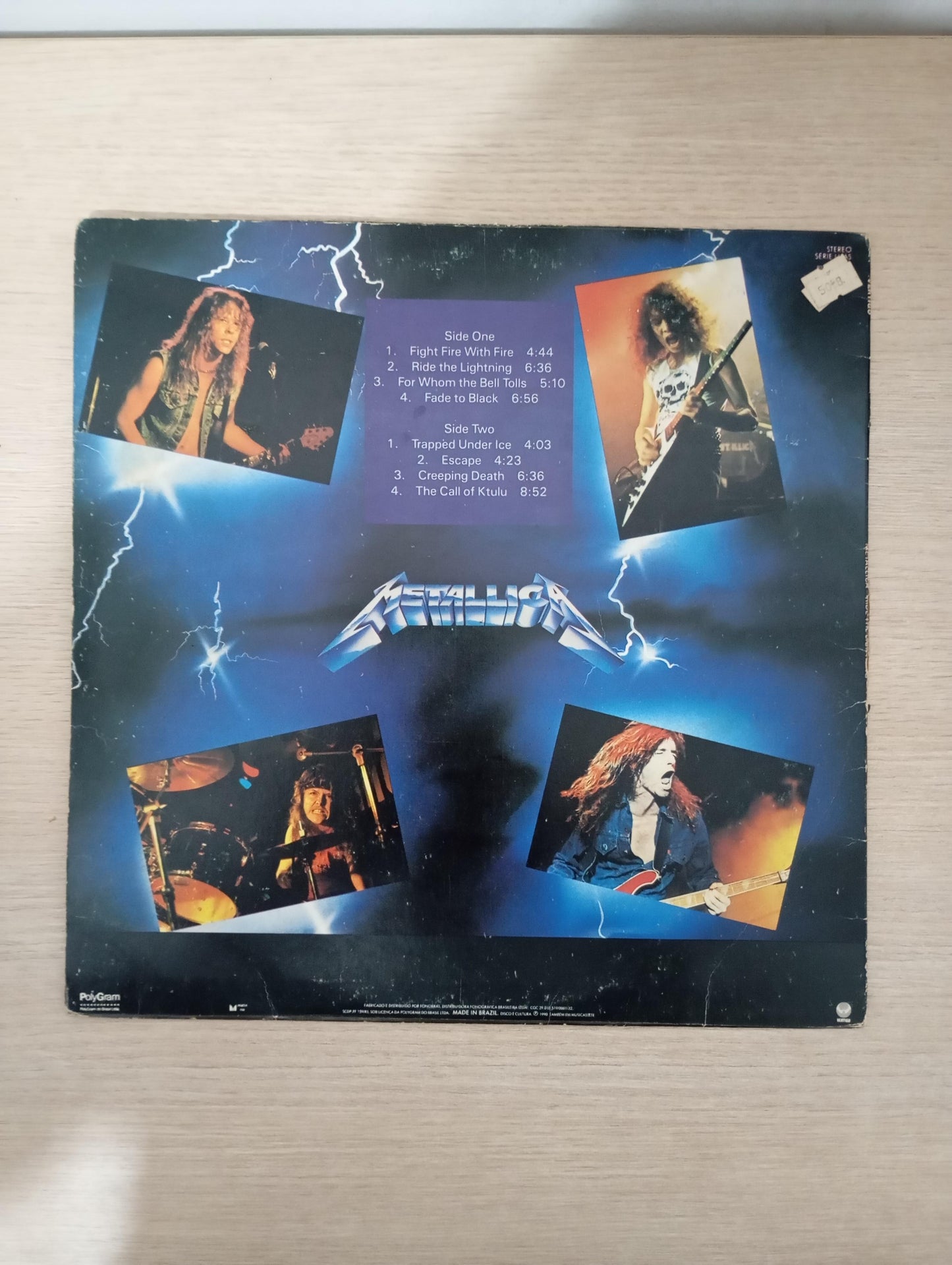 Lp Vinil Metallica Ride The Lightning
