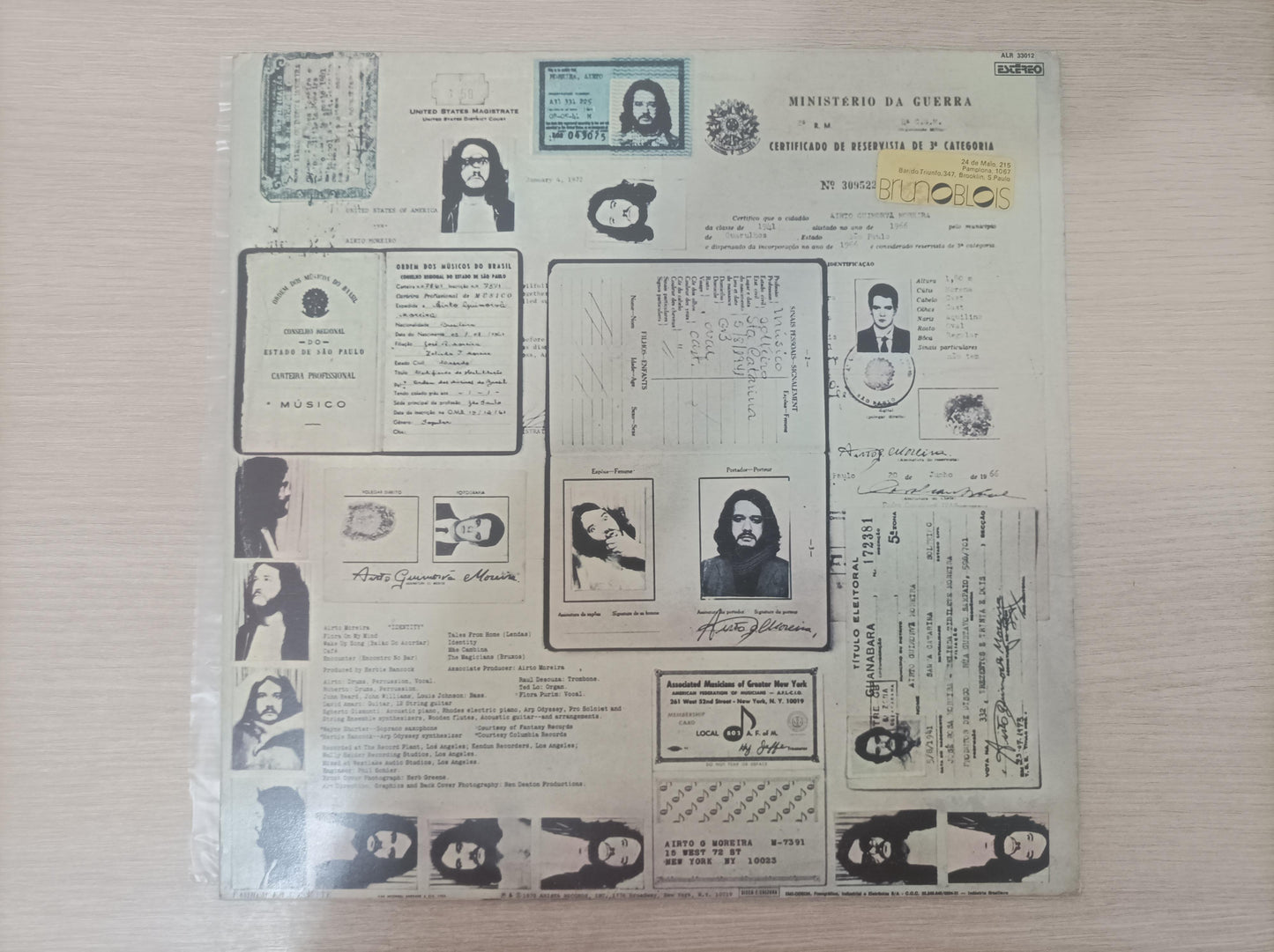 Lp Vinil Airto Moreira Identity