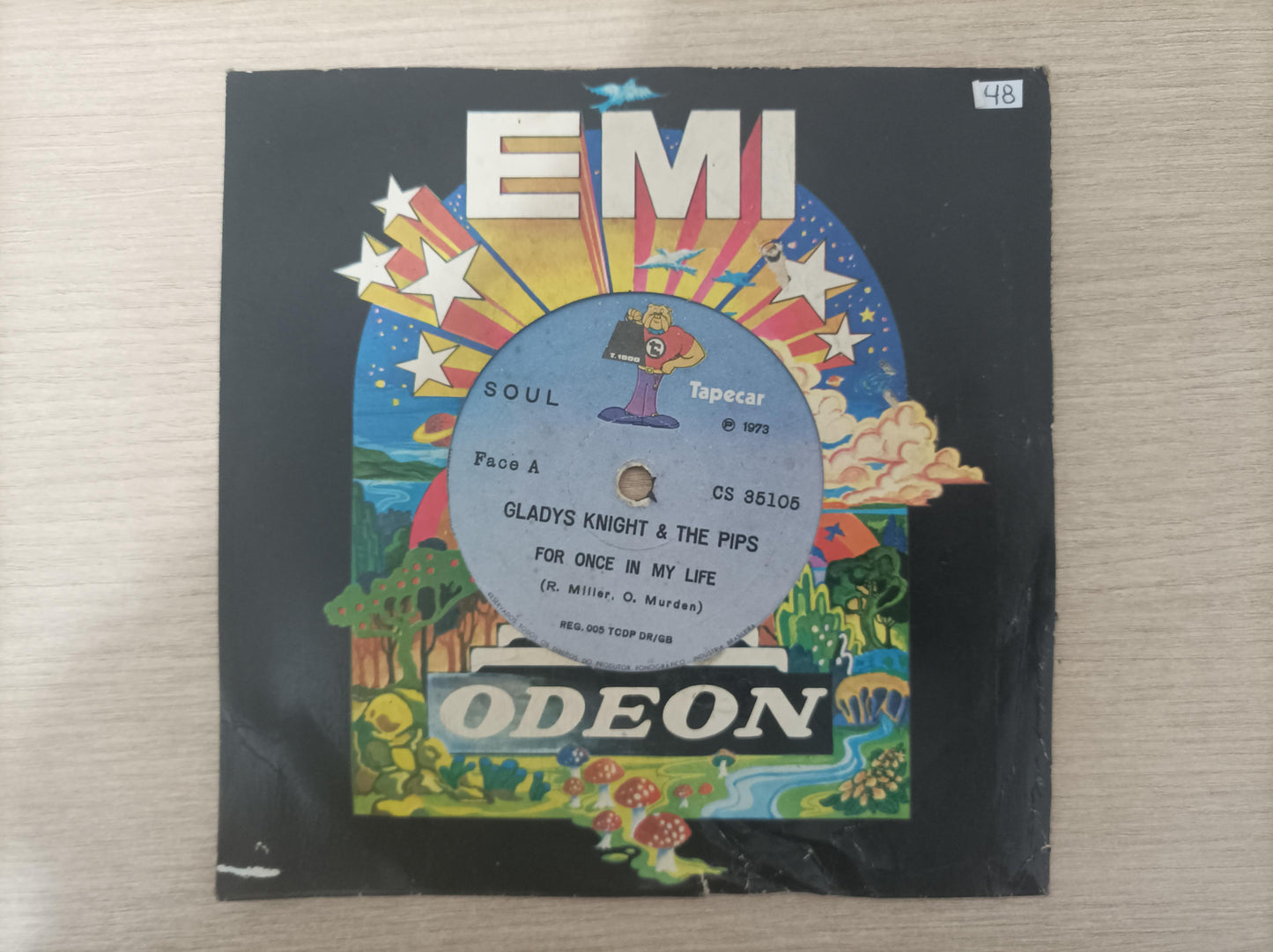 Compacto Vinil Gladys Knight And The Pips For Once My Life