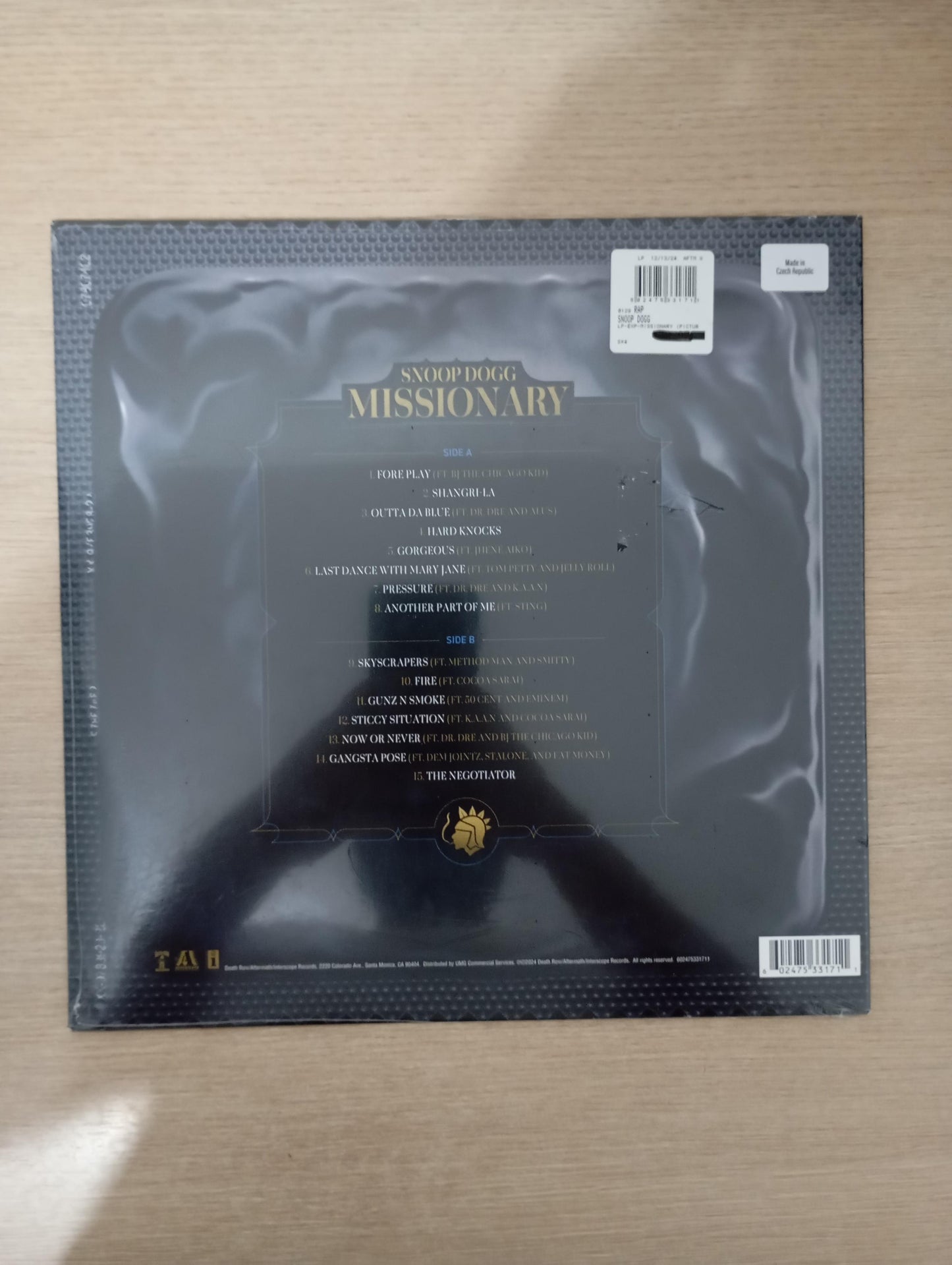 Lp Vinil Snoop Dogg Missionary Novo Lacrado Importado