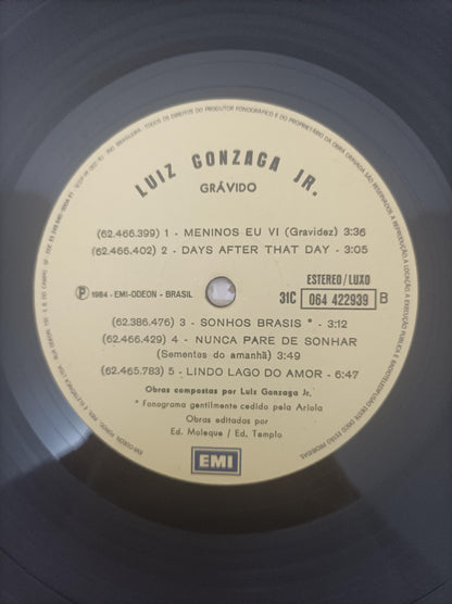 Lp Vinil Gonzaguinha Grávido Com Encarte