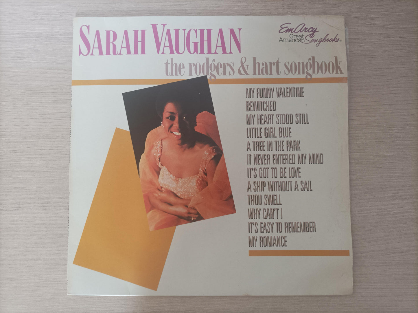 Lp Vinil Sarah Vaughan The Rodgers & Hart Songbook